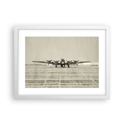 Poszter fekete keretben - Mint mindig készen - 40x30 cm