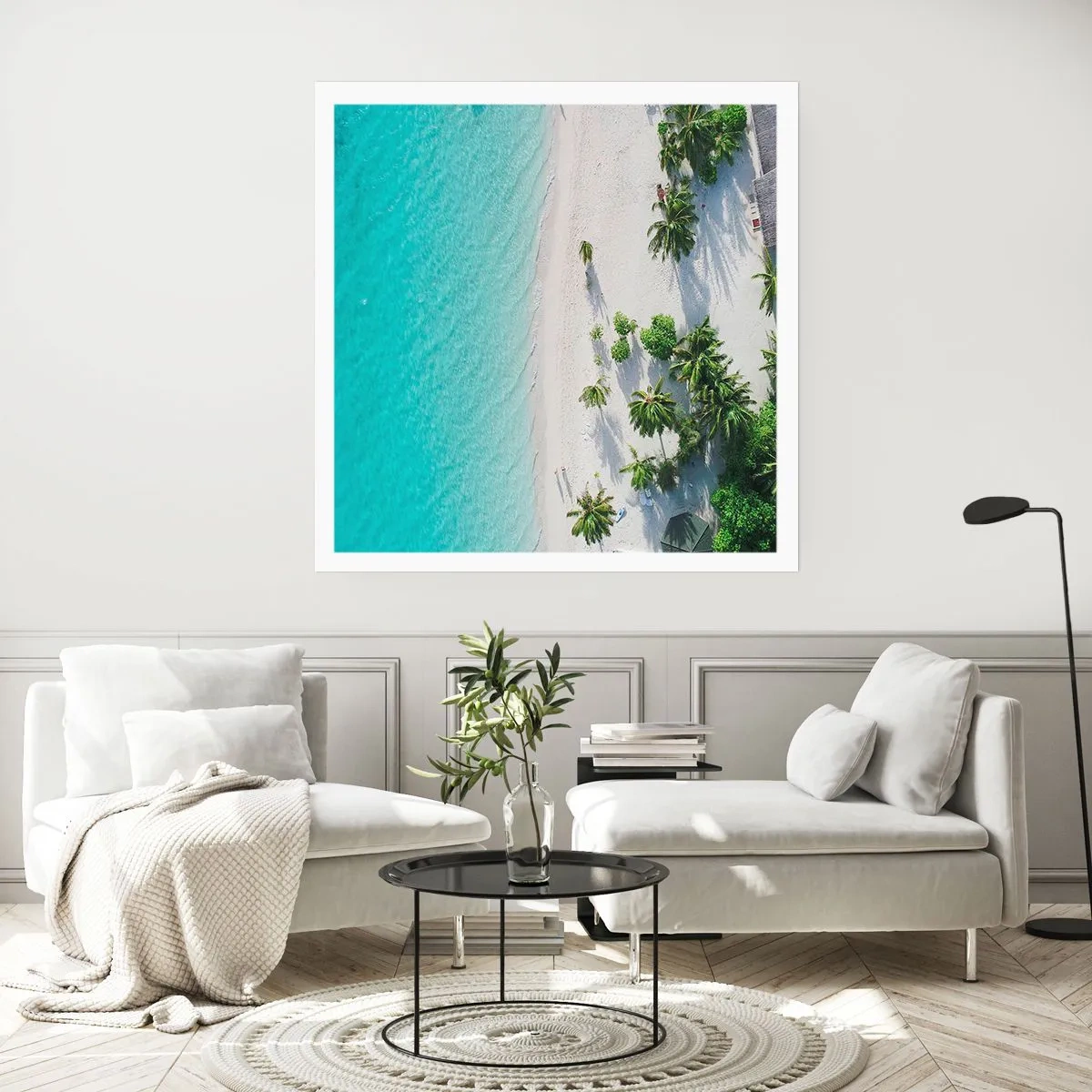 Poszter - Nyaralás a paradicsomban - 60x60 cm