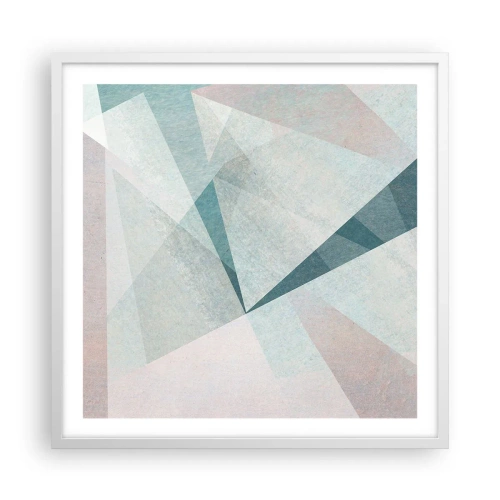 Poszter fekete keretben - Nyugodtan, de dinamikusan - 60x60 cm