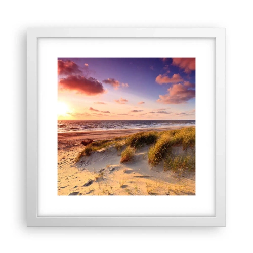 Poszter fekete keretben - Már érződik a nyár a levegőben - 30x30 cm