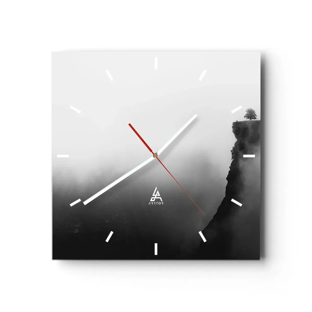 Falióra, Óra - A világ peremén - 40x40 cm