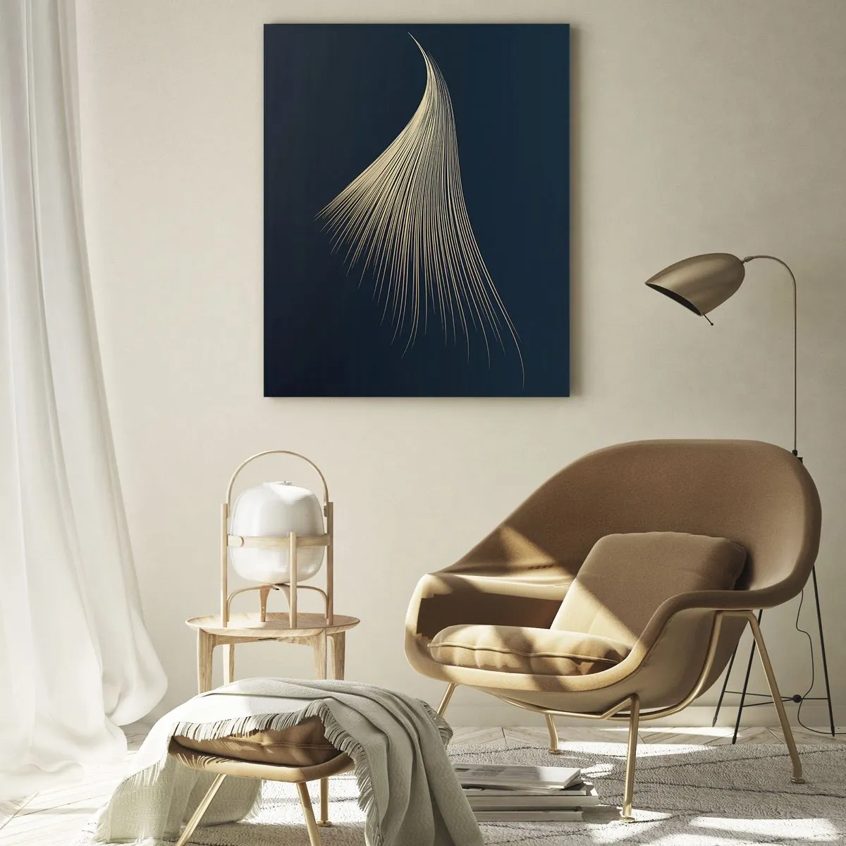 Üveg kép - Mint egy angyal haja - 50x70 cm