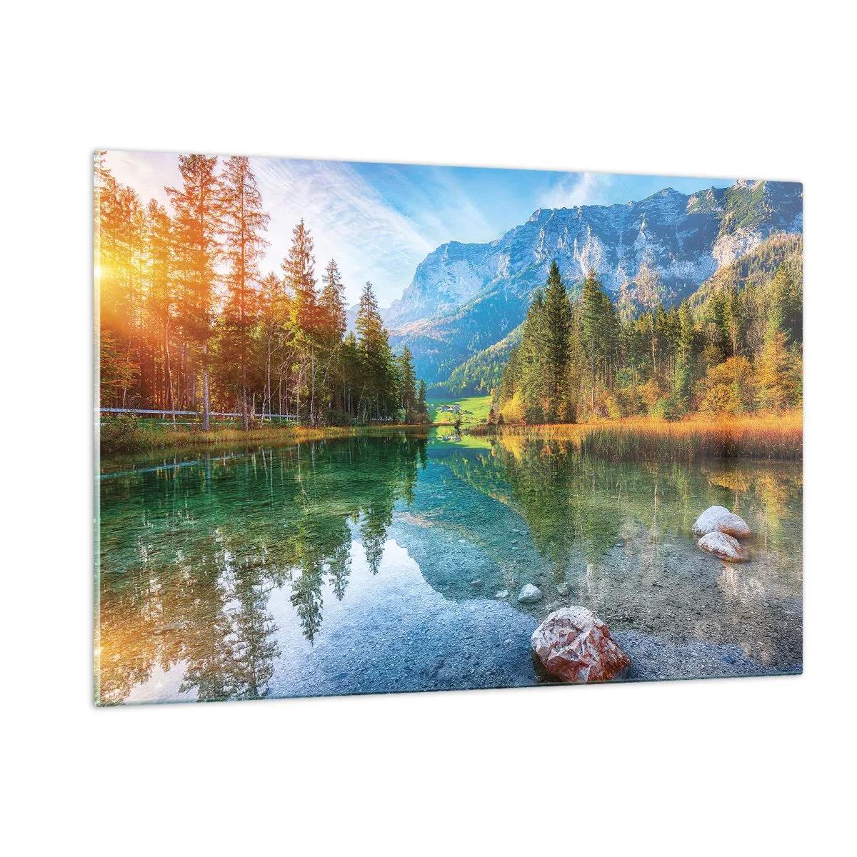 Üveg kép - Az ősz enyhesége - 120x80 cm