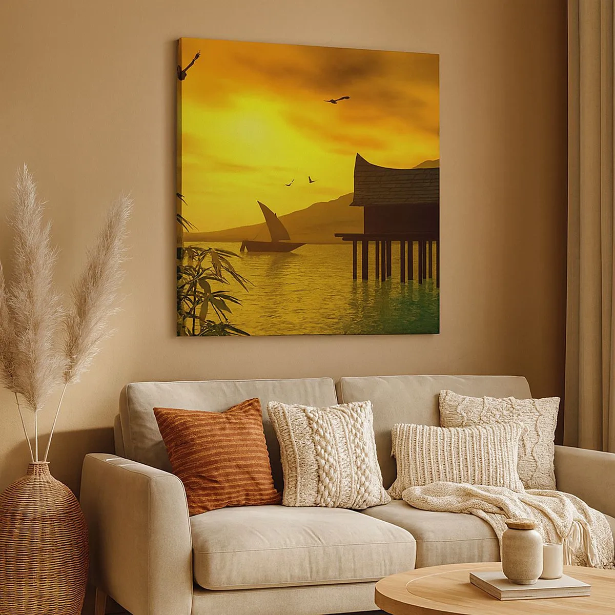 Vászonkép - A vágyott béke - 30x30 cm