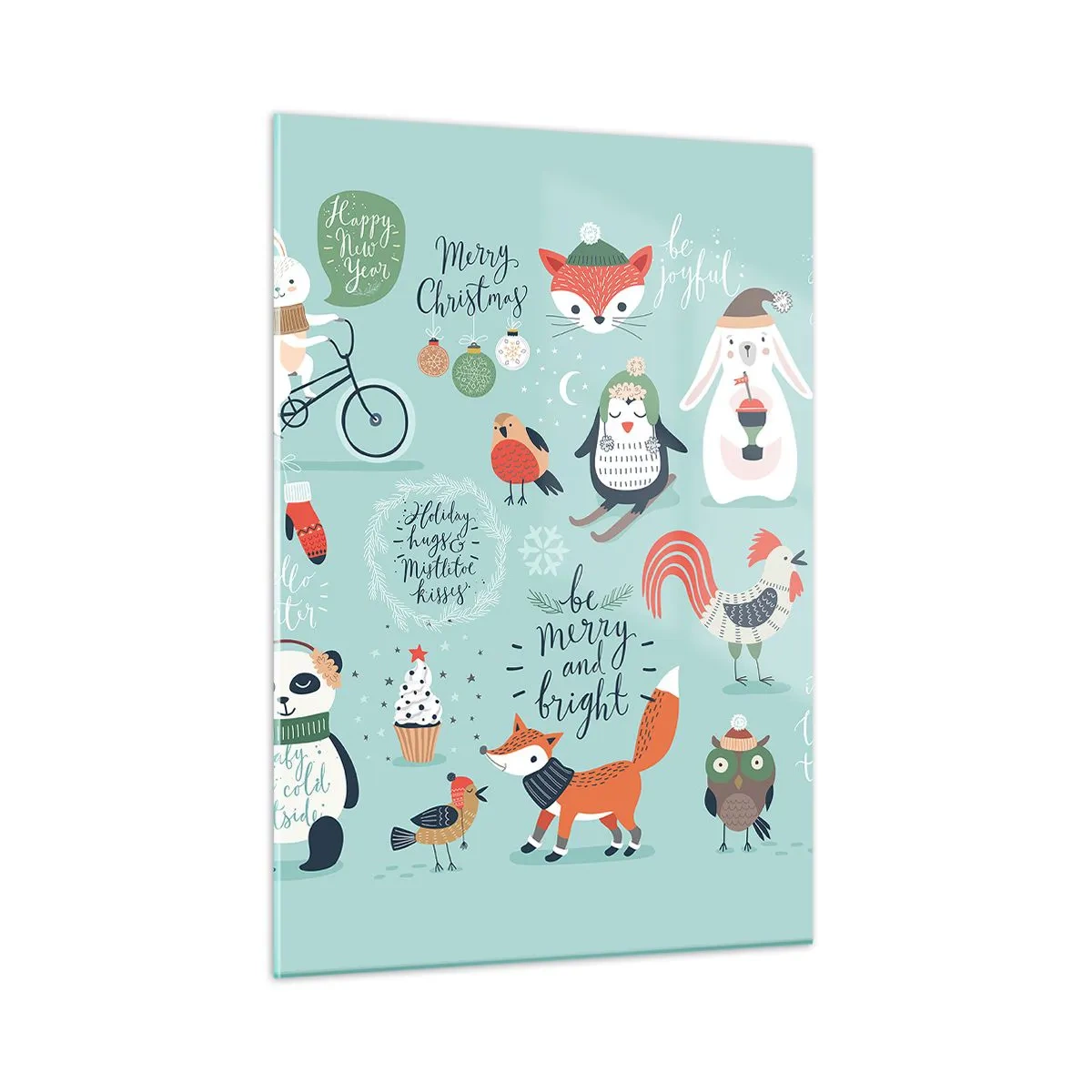 Üveg kép - Legyen mindig ünnep! - 50x70 cm