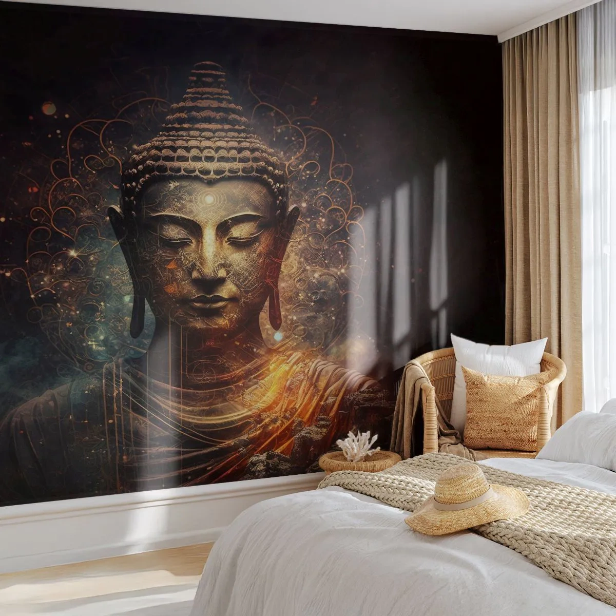 Fotótapéta Standard Eco - Spirituális egyensúly - Buddha, Elmélkedés, Vallás - 200x140 cm