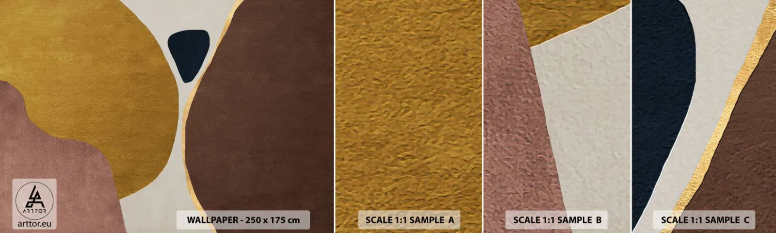 Fotótapéta Minta Standard Eco - Absztrakció - egy hely a térben - Absztrakció, Minimalizmus, Alakzatok - 100x30 cm