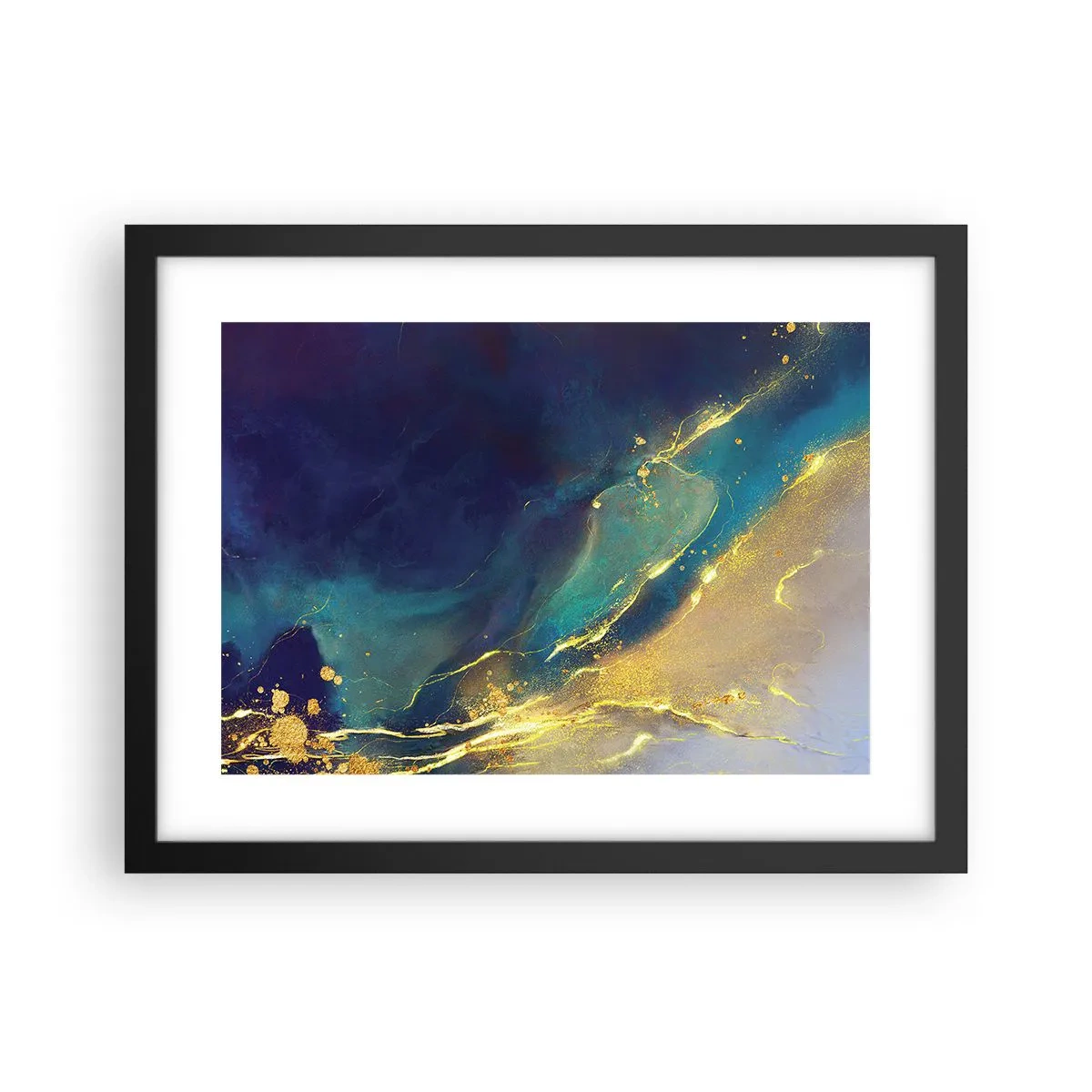 Poszter fehér keretben - Az arany lagúnaövezet - 40x30 cm