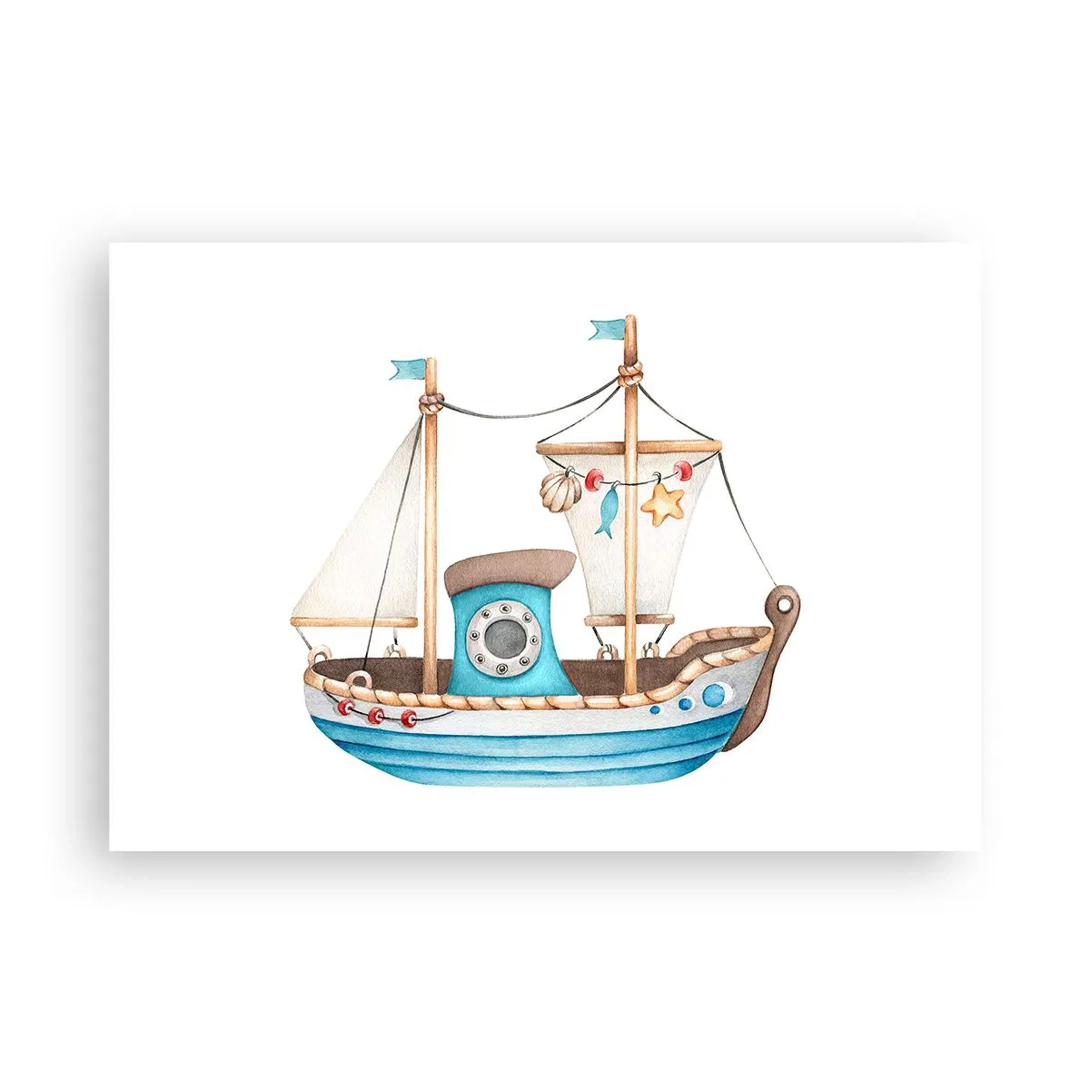 Poszter - Ahoj, kaland! - 100x70 cm