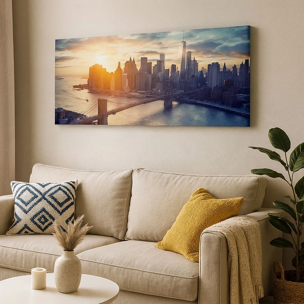 Vászonkép - Nyugati kultúra emlékműve - 100x40 cm