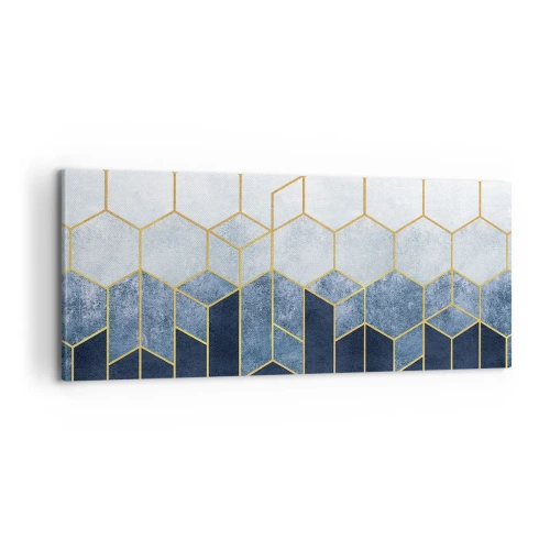 Vászonkép - Kompozíció szinkópa ritmusban - 100x40 cm