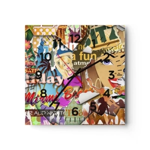 Falióra, Óra - Nyári visszaemlékezések - 40x40 cm