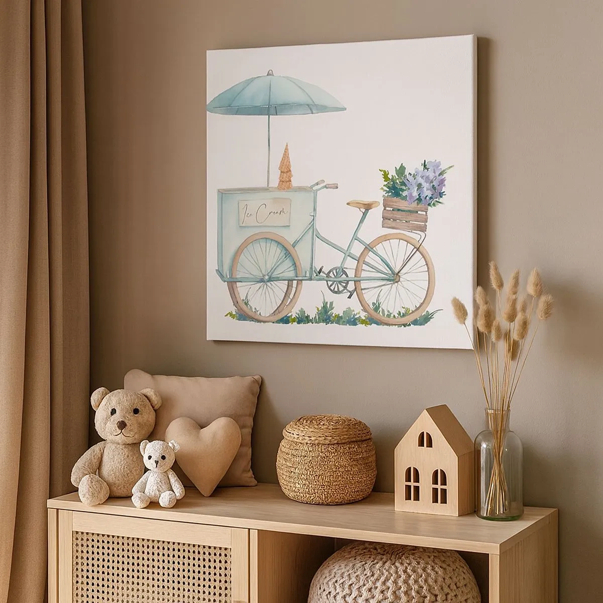 Vászonkép - A nyár édes emléke - 30x30 cm