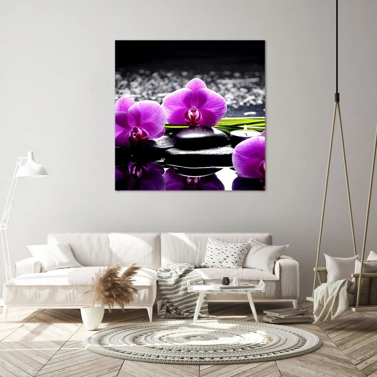 Vászonkép - Elmerülni a békében és a csendben - 60x60 cm