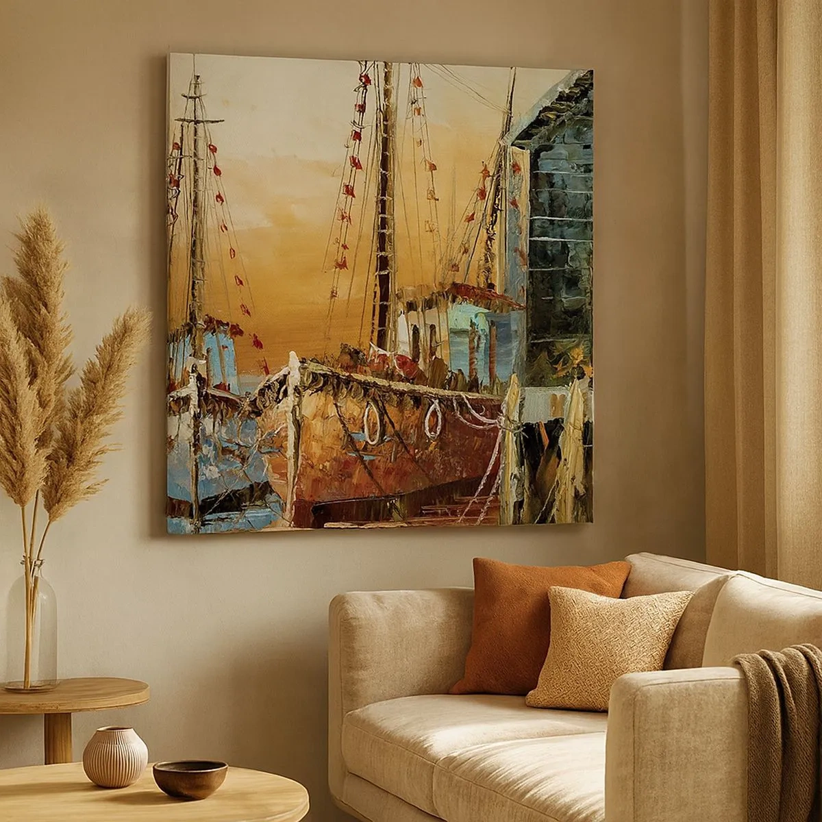 Vászonkép - Nyugodt visszatérés - 30x30 cm