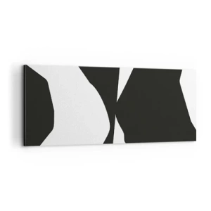 Vászonkép - Pozitív-negatív - 100x40 cm