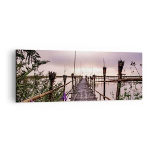 Vászonkép - Nyugalom és csend Ázsiában - 140x50 cm