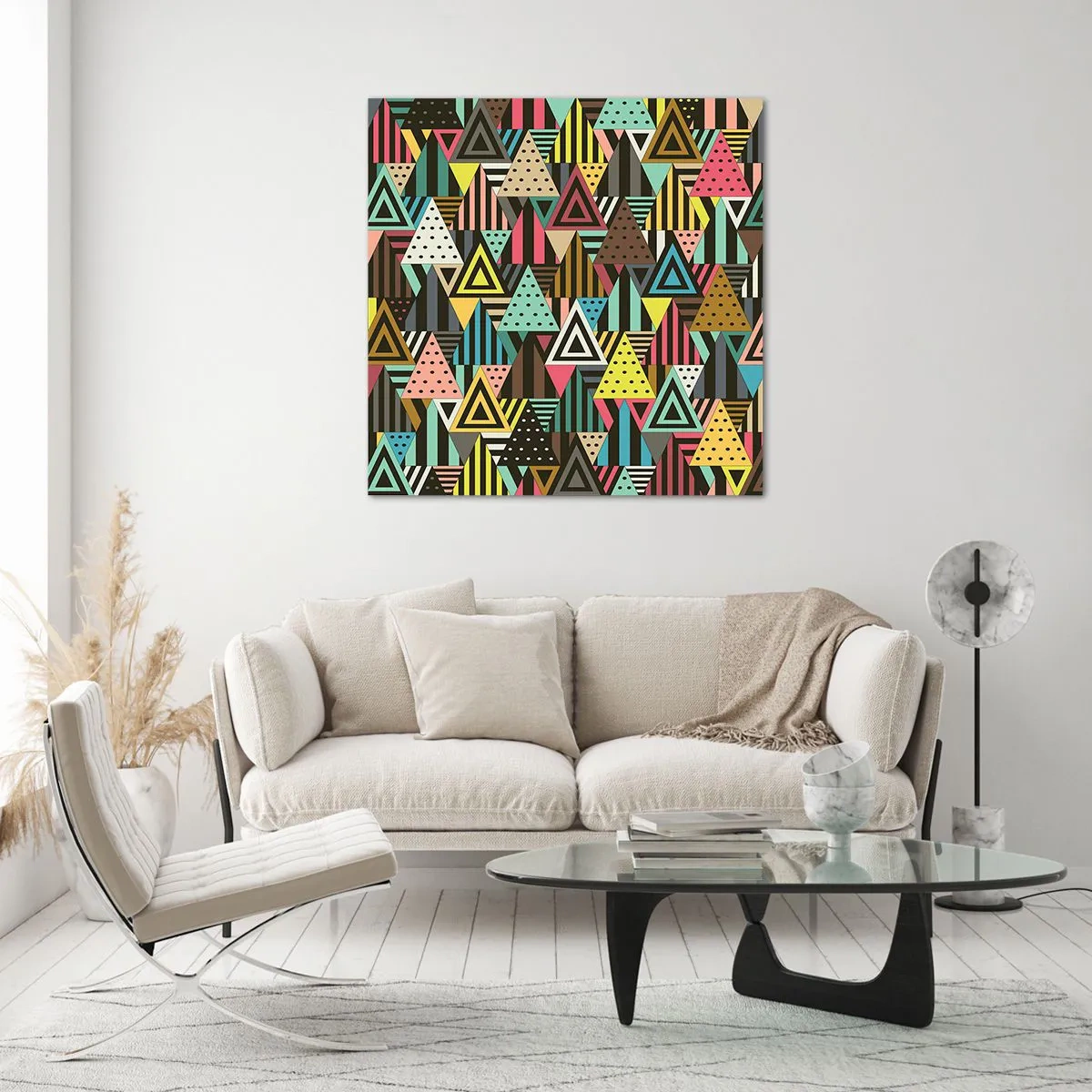 Üveg kép - Hármas ritmusban - 70x70 cm