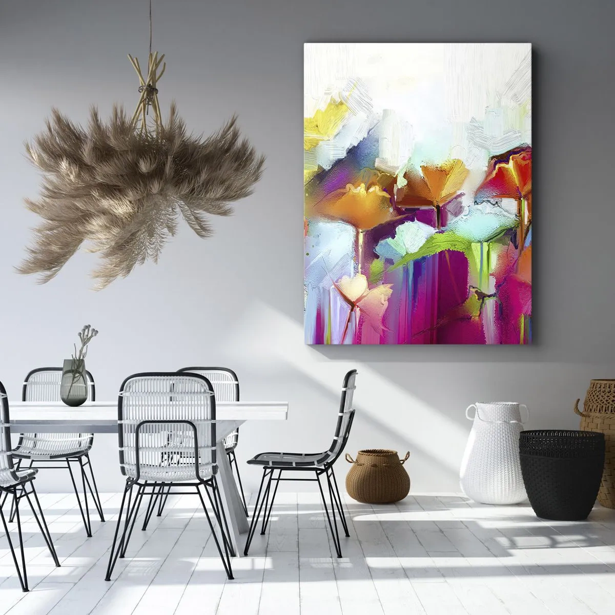 Vászonkép - Kivirágzott a szivárvány - 50x70 cm
