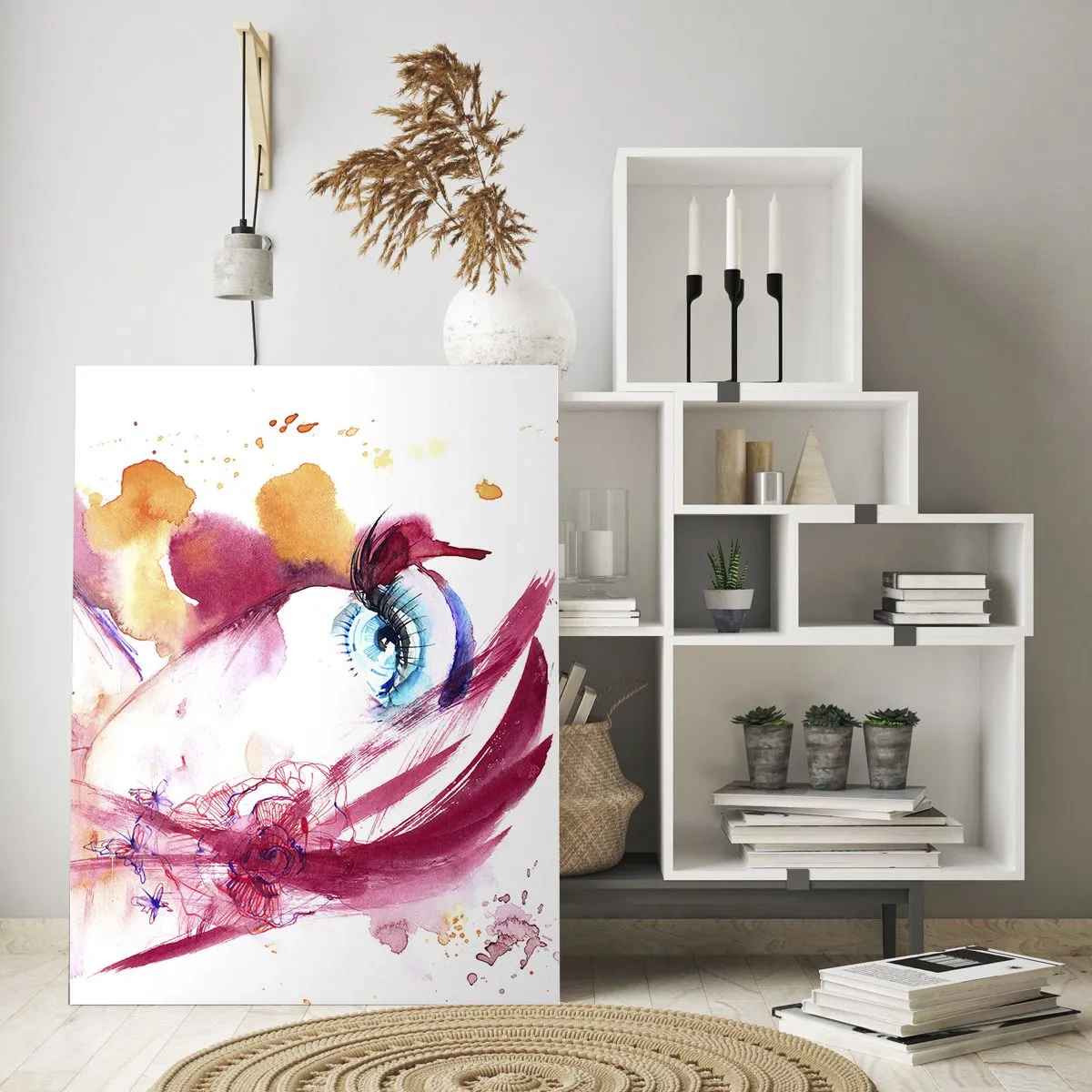 Üveg kép - A világ a közelségben virágzik - 50x70 cm