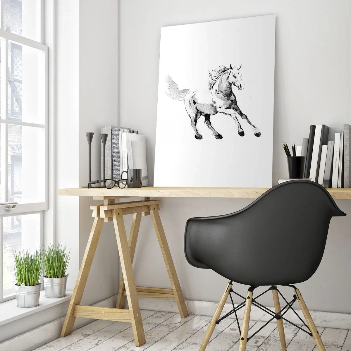 Üveg kép - Megszelídíthetetlen lélek - 50x70 cm