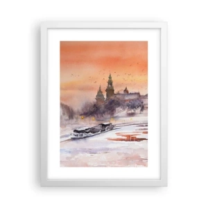 Poszter fekete keretben - Királyi naplemente - 30x40 cm