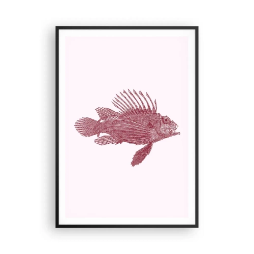 Poszter fehér keretben - Egzotikus vizek lakója - 70x100 cm