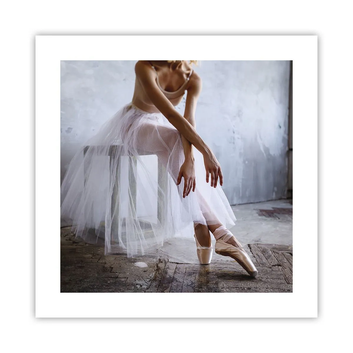 Poszter - Mielőtt a rámpa fényei kigyúlnak - 40x40 cm