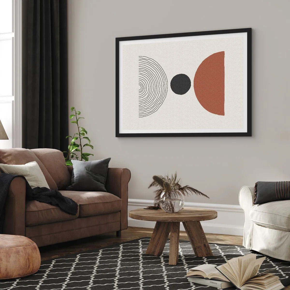 Poszter fehér keretben - A figyelem középpontjában - 50x40 cm