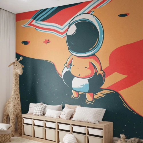 Fotótapéta Premium Sand - Más perspektívából - Absztrakció, Strand, Űrhajós - 350x256 cm