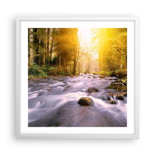 Poszter fekete keretben - Malachit ezüst és arany keretben - 50x50 cm