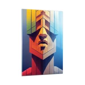 Üveg kép - Az elvek embere - 80x120 cm