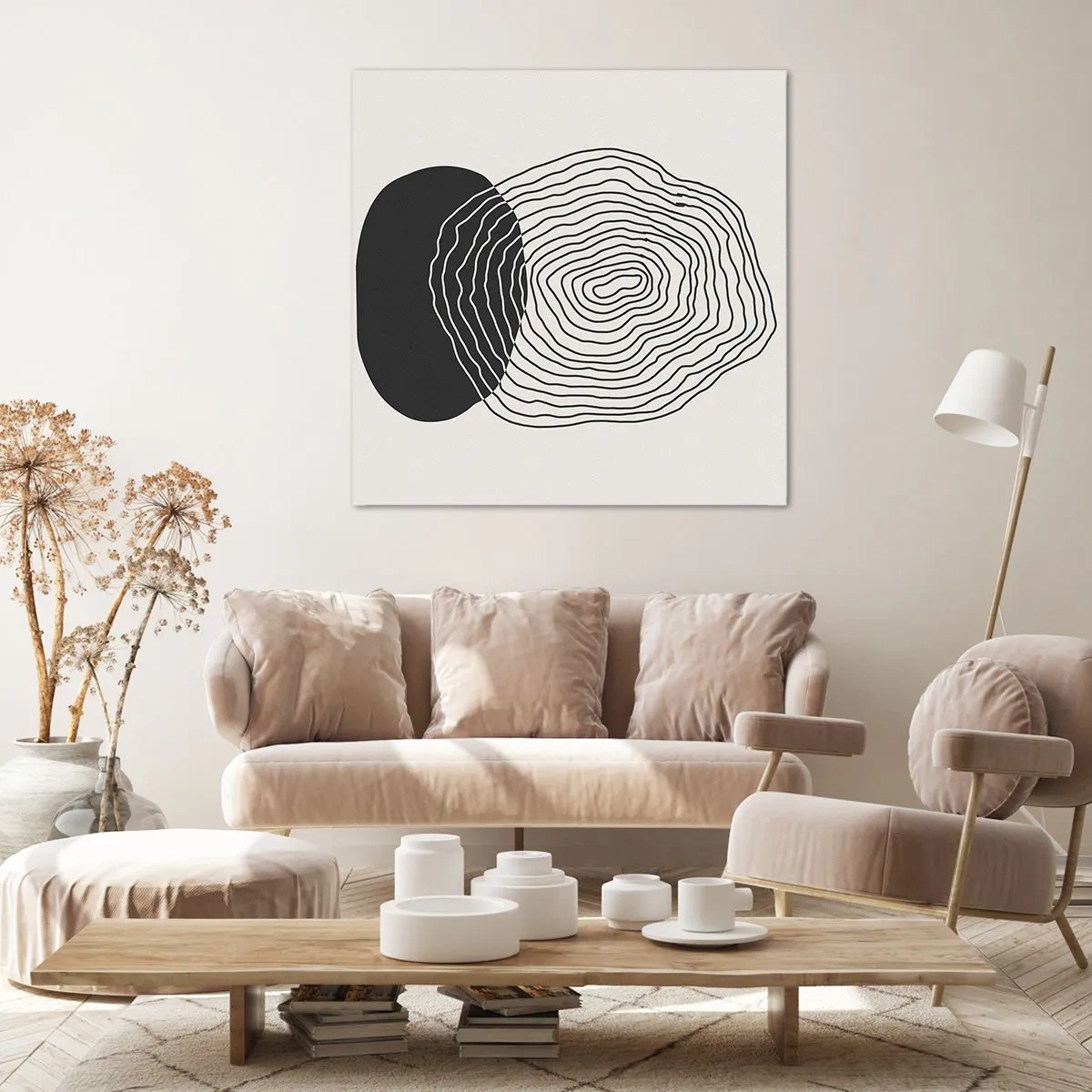 Vászonkép - Létezés és rángatózás - 70x70 cm