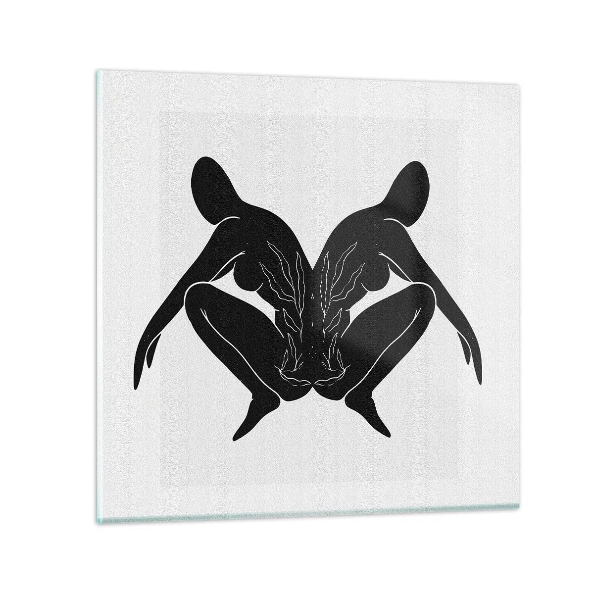 Üveg kép - Egy közös lélek - 70x70 cm