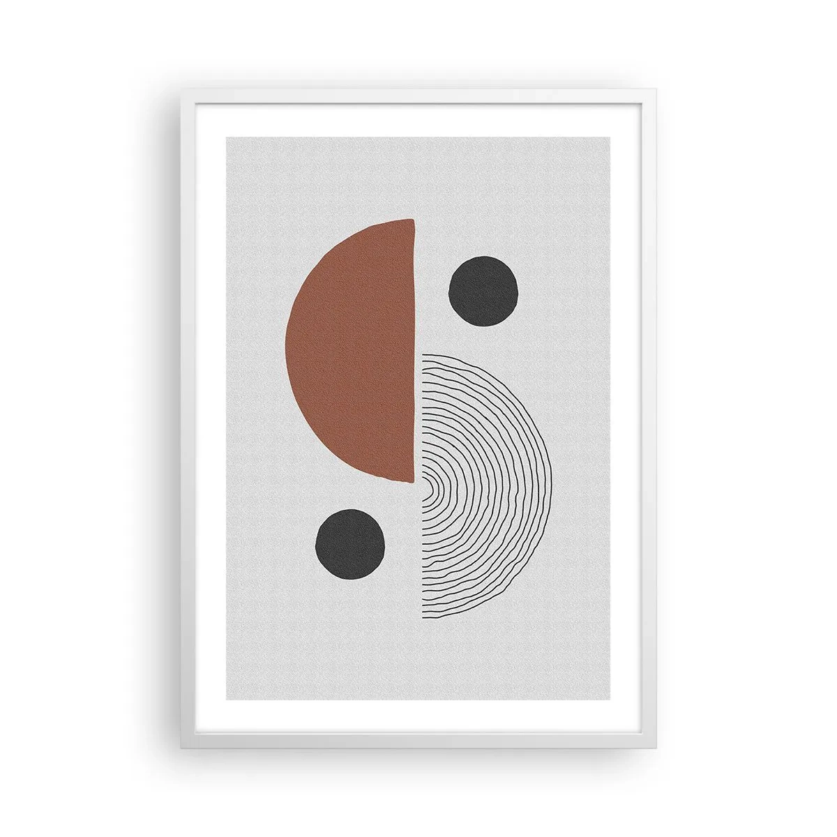 Poszter fekete keretben - A kerék tökéletessége - 50x70 cm