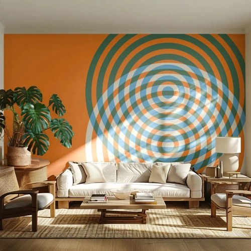 Fotótapéta Premium Sand - Absztrakt körkörös variáció - Absztrakció, Darab, kerületek - 250x175 cm