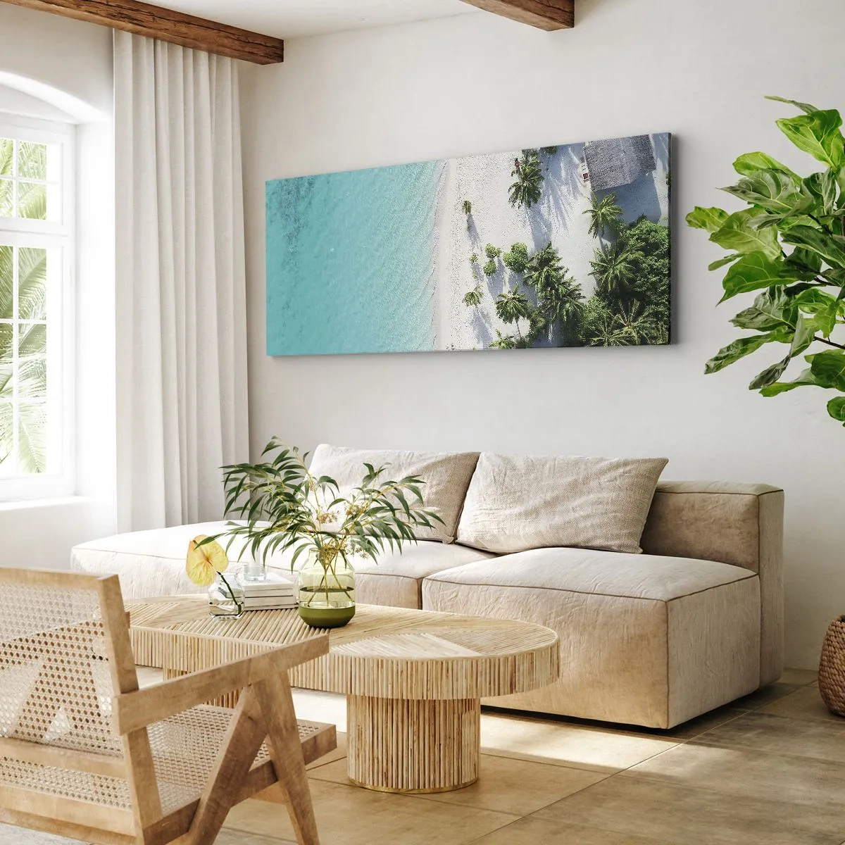 Vászonkép - Nyaralás a paradicsomban - 100x40 cm