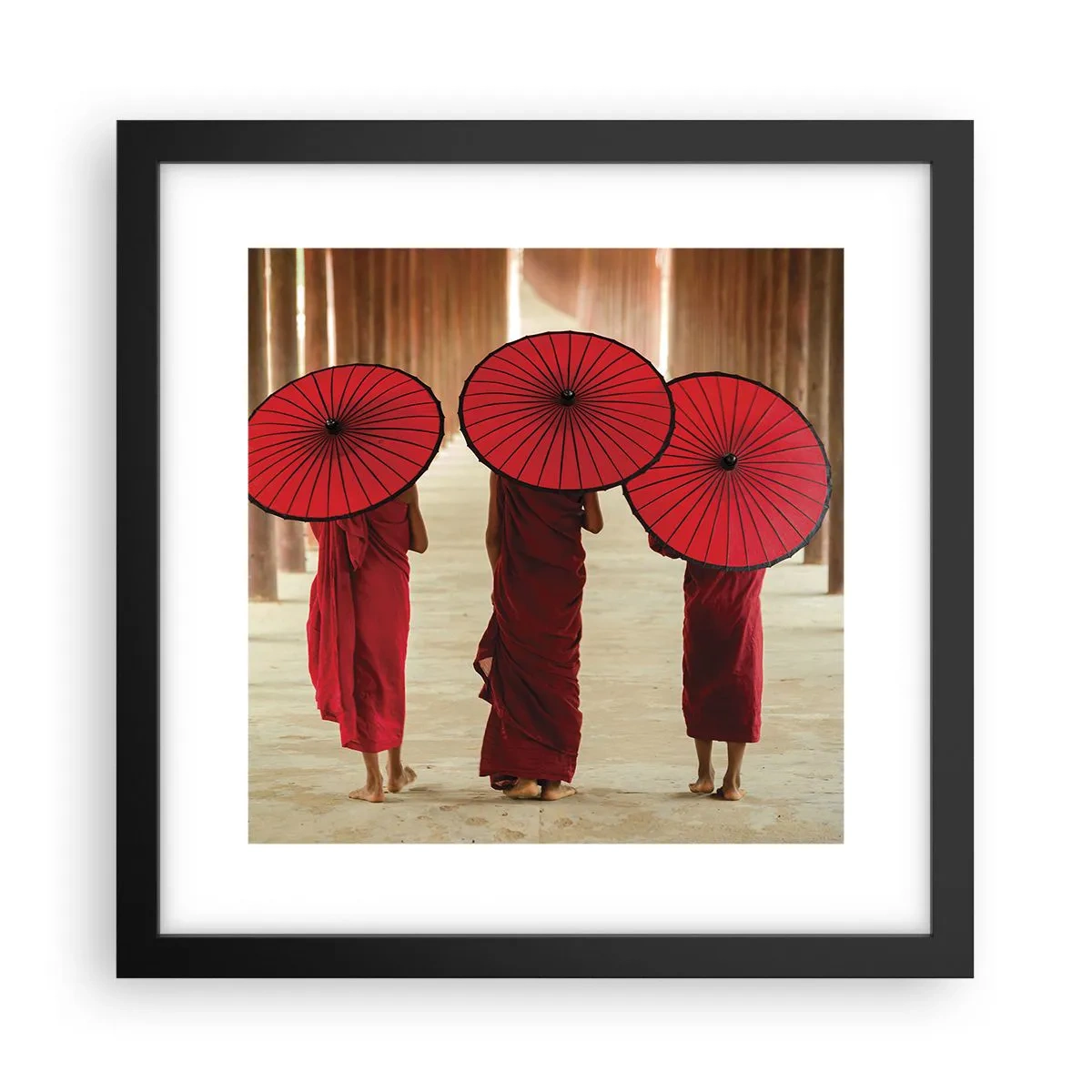 Poszter fehér keretben - Útban a Tiszta Föld felé - 30x30 cm