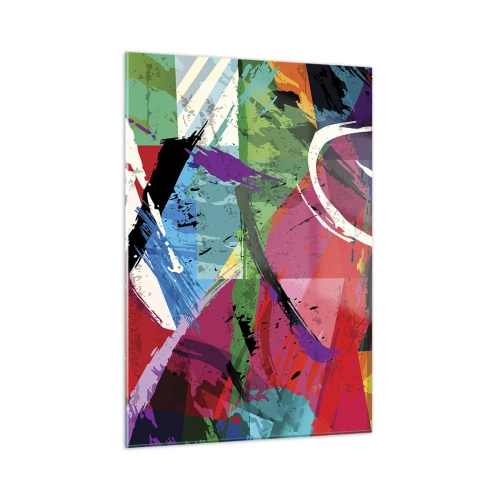 Üveg kép - Gyorsan, élénken és ugrálva - 50x70 cm