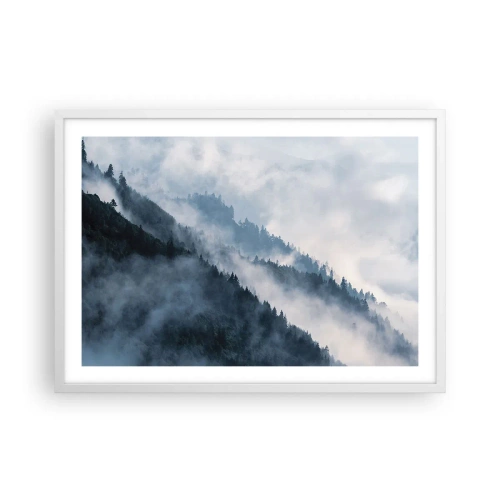 Poszter fekete keretben - A hegyek misztikája - 70x50 cm