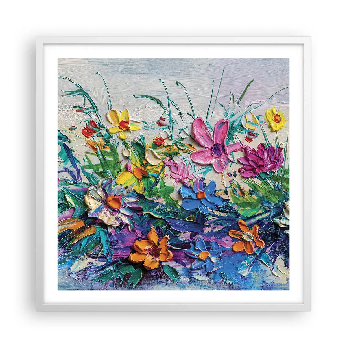 Poszter fekete keretben - Egyáltalán nem csendélet - 60x60 cm