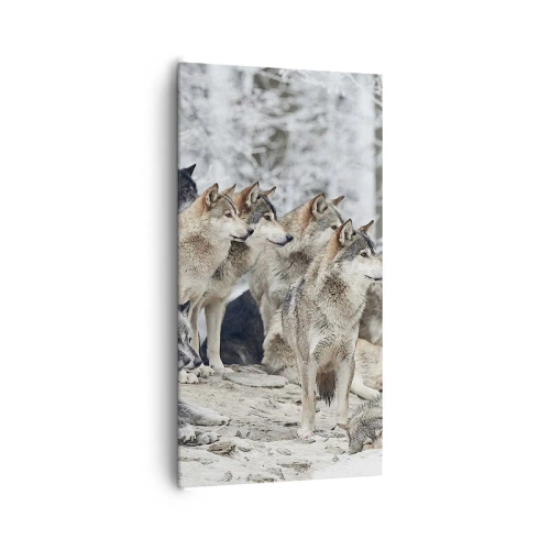 Vászonkép - Család és barátok - 65x120 cm