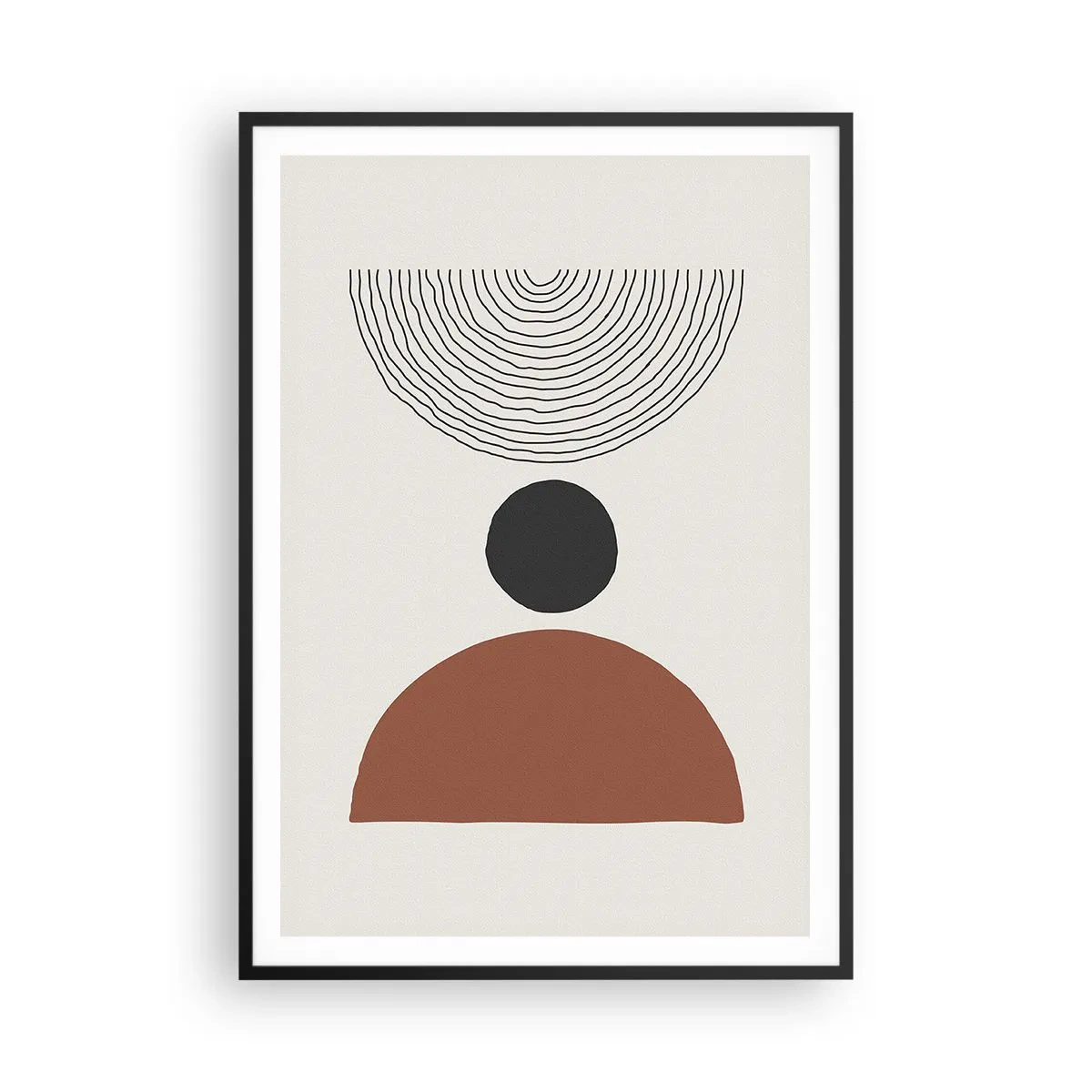 Poszter fehér keretben - A figyelem középpontjában - 70x100 cm