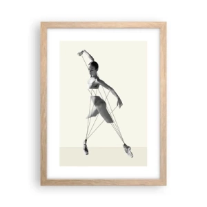 Poszter világos tölgy keretben - A világ színházában - 30x40 cm