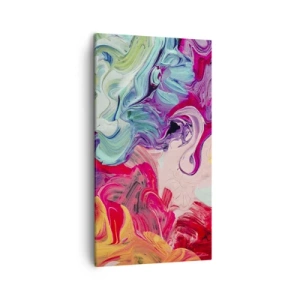 Vászonkép - Színek születése - 45x80 cm