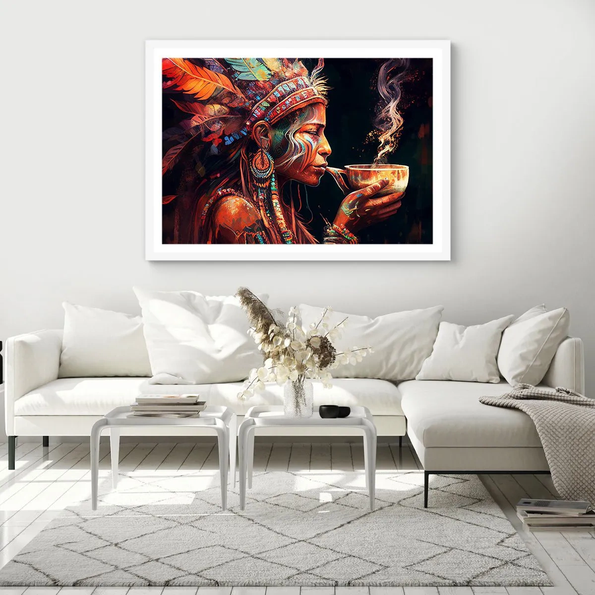 Poszter fekete keretben - Egy varázslatos rituálé - 100x70 cm