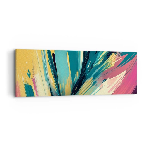 Vászonkép - Kompozíció - az öröm robbanása - 90x30 cm