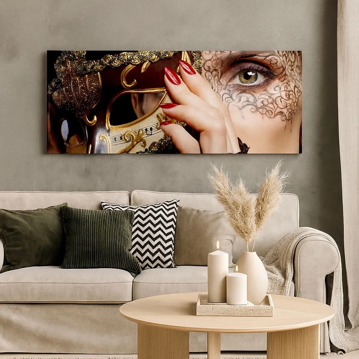 Vászonkép - Az én világom barokk - 100x40 cm