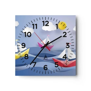 Falióra, Óra - Ó, milyen jó hintázni a hullámokban - 40x40 cm