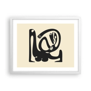 Poszter fekete keretben - Majdnem Picasso - 50x40 cm